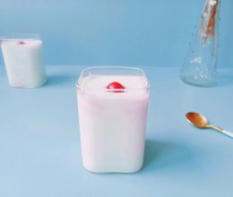 #轻饮蔓生活#香瓜莓汁酸奶杯