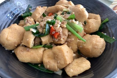 家常肉沫油豆腐