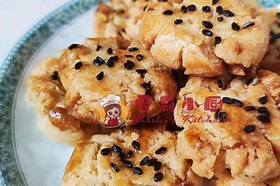 小红锅#传统核桃酥