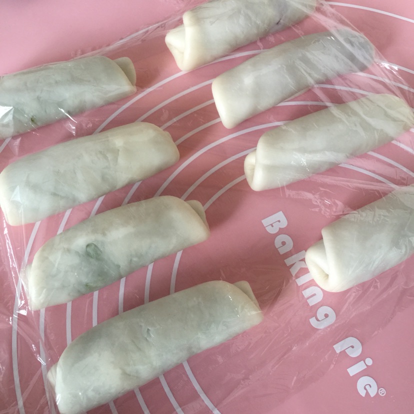 抹茶蛋黄酥的做法图解9