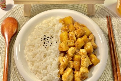 黑椒土豆鸡肉饭｜拌饭无敌香