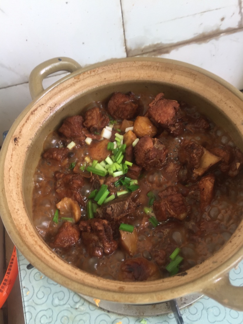 板栗排骨煲的做法图解11