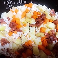 简易煲仔饭（电饭煲版）的做法图解4