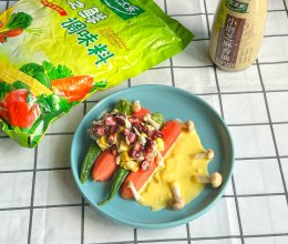#轻食季怎么吃#蔬菜玉米沙拉的做法