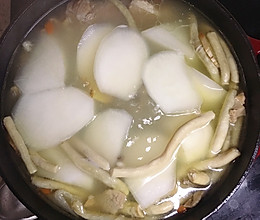 冬季滋补羊肉汤锅（青椒蘸料）的做法
