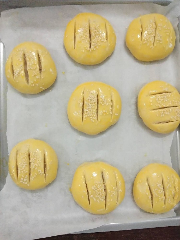玉米油+黄油版——老婆饼的做法
