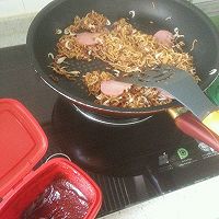 【顺家食谱】#家家都能做#虾米炒方便面的做法图解10