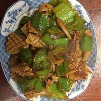 青椒鱿鱼的做法图解14
