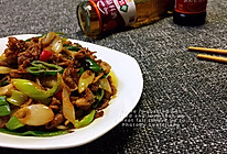 #中秋宴，名厨味#干炒大葱羊肉卷的做法