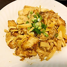 龙利鱼炒腌笋