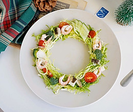 圣诞花环海鲜沙拉的做法