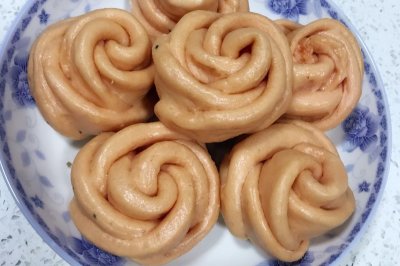 玫瑰花馒头