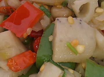 电饭锅版麻辣藕丁