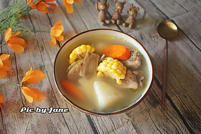 玉米胡萝卜牛蒡汤