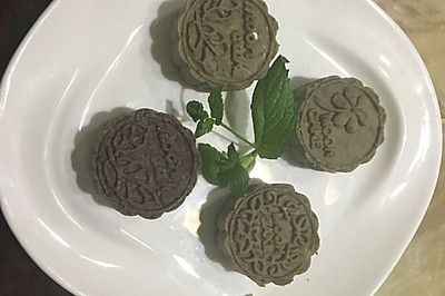 手工绿豆糕（红豆馅）