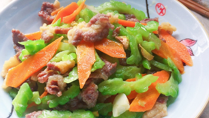 肥牛炒苦瓜~~苦瓜炒牛肉