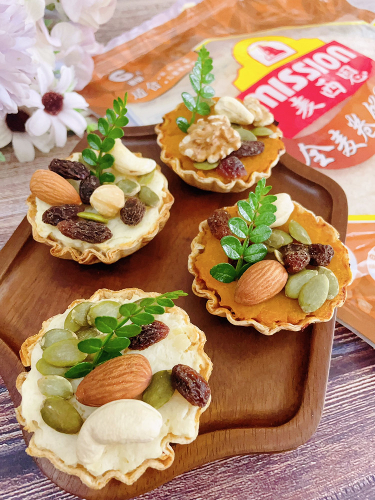 全麦饼南瓜挞（淮山挞）的做法