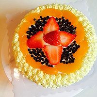 八寸戚风生日蛋糕的做法图解21