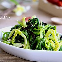 凉拌芹菜叶#春天不减肥，夏天肉堆堆#的做法图解9