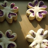 紫薯花包的做法图解8
