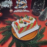 圣诞双色蛋糕卷#安佳新年聚会食谱#的做法图解14