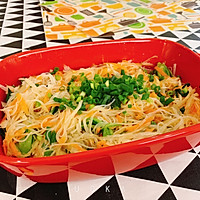 凉拌三丝 土豆丝萝卜丝 粉丝 菜心的做法图解9