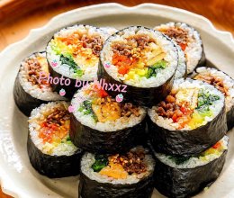 超好吃的紫菜包饭的做法