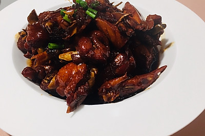 酒焖红烧鸡