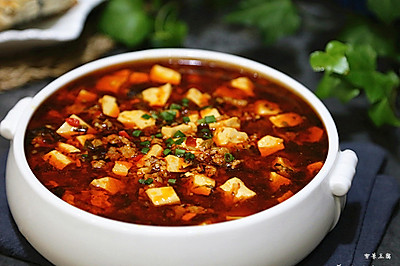 雪菜肉沫烧豆腐