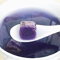 夏日甜品独家#紫薯芋圆#的做法图解5