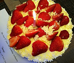 草莓雪域牛乳芝士蛋糕的做法
