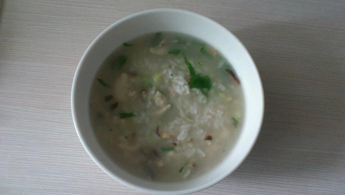 滑鸡香菇粥