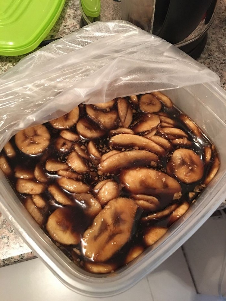 蜂蜜香蕉醋的做法