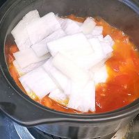 #金龙鱼橄调-橄想橄做#好吃到汤都不剩的番茄肥牛锅的做法图解8