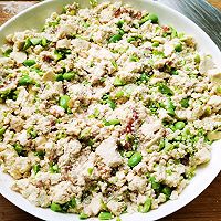 臭豆腐毛豆子蒸肉糜的做法图解6