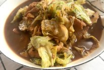 手撕包菜炒肉（家常菜）的做法