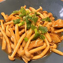 海鲜菇炒肉片