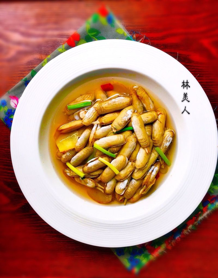 盐水蛏子的做法