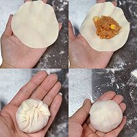 香菇鸡肉蒸包的做法图解3