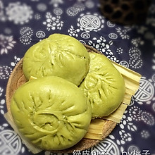小麦叶汁包子