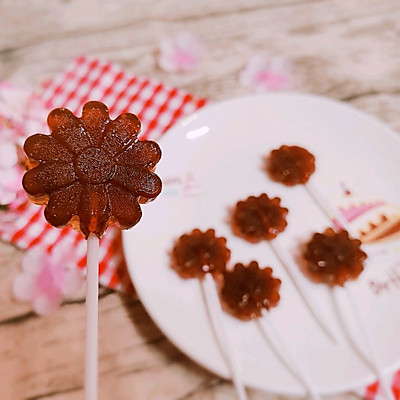 平底锅做【麦芽糖棒棒糖】