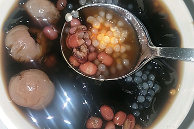 红豆凉粉西米露