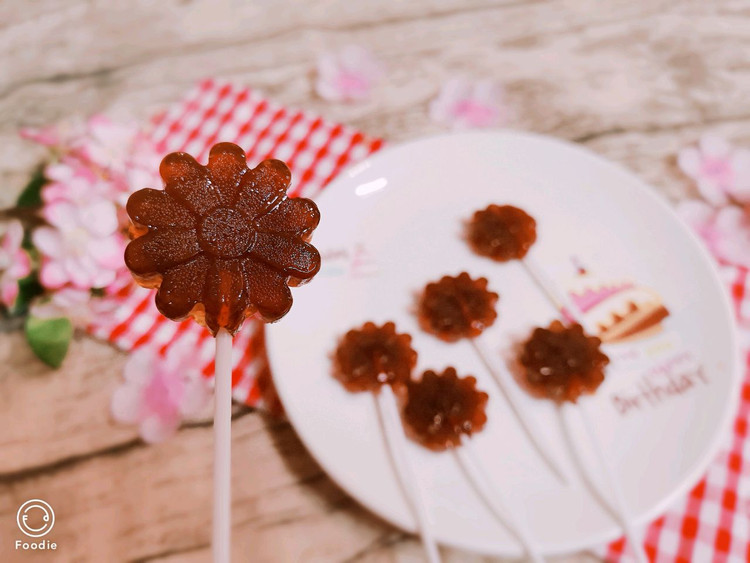 平底锅做【麦芽糖棒棒糖】的做法