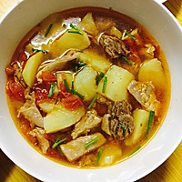 土豆炖牛肉的做法图解3