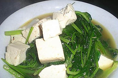 青菜炖豆腐