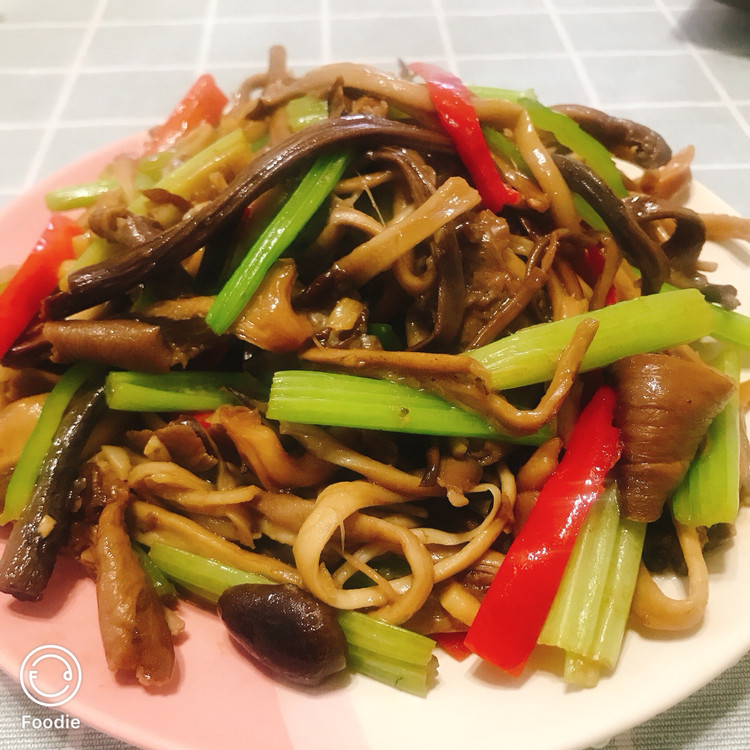 小炒杂菌的做法