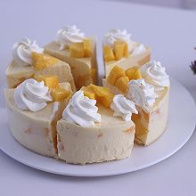 教程食谱|夏日清新推荐——芒果慕斯蛋糕