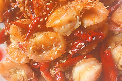 椒盐香辣虾