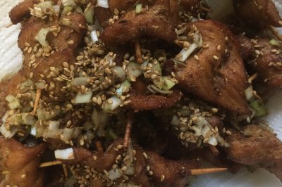 牙签肉片