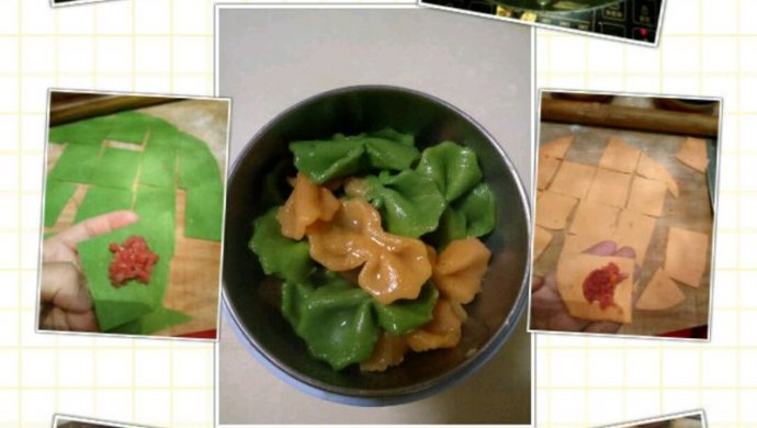 菠菜胡萝卜水饺
